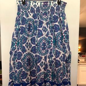 Lane Bryant Long Maxi Skirt